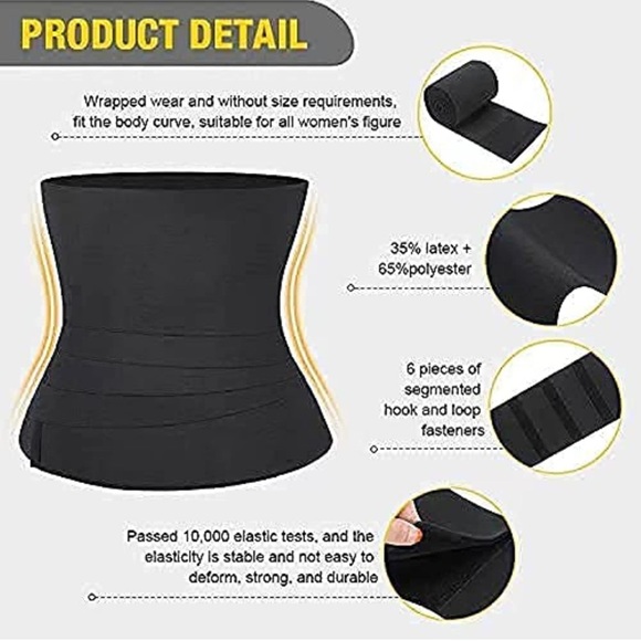Snatch Me Up Wrap Waist Trainer - Picture 2 of 8